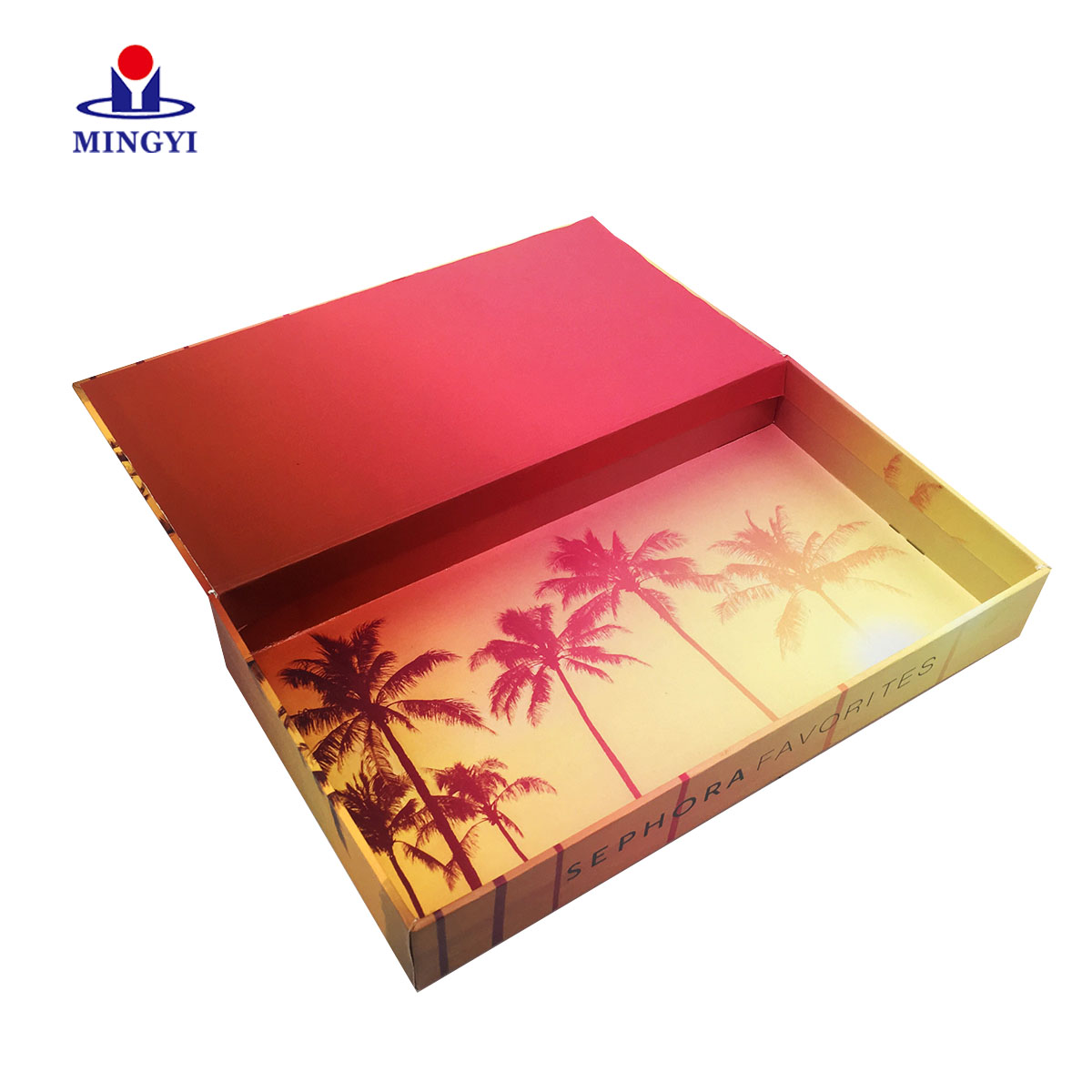 Luxury Paper Clamshell Shape Packaging Box Kraft Gift Box Mingyi