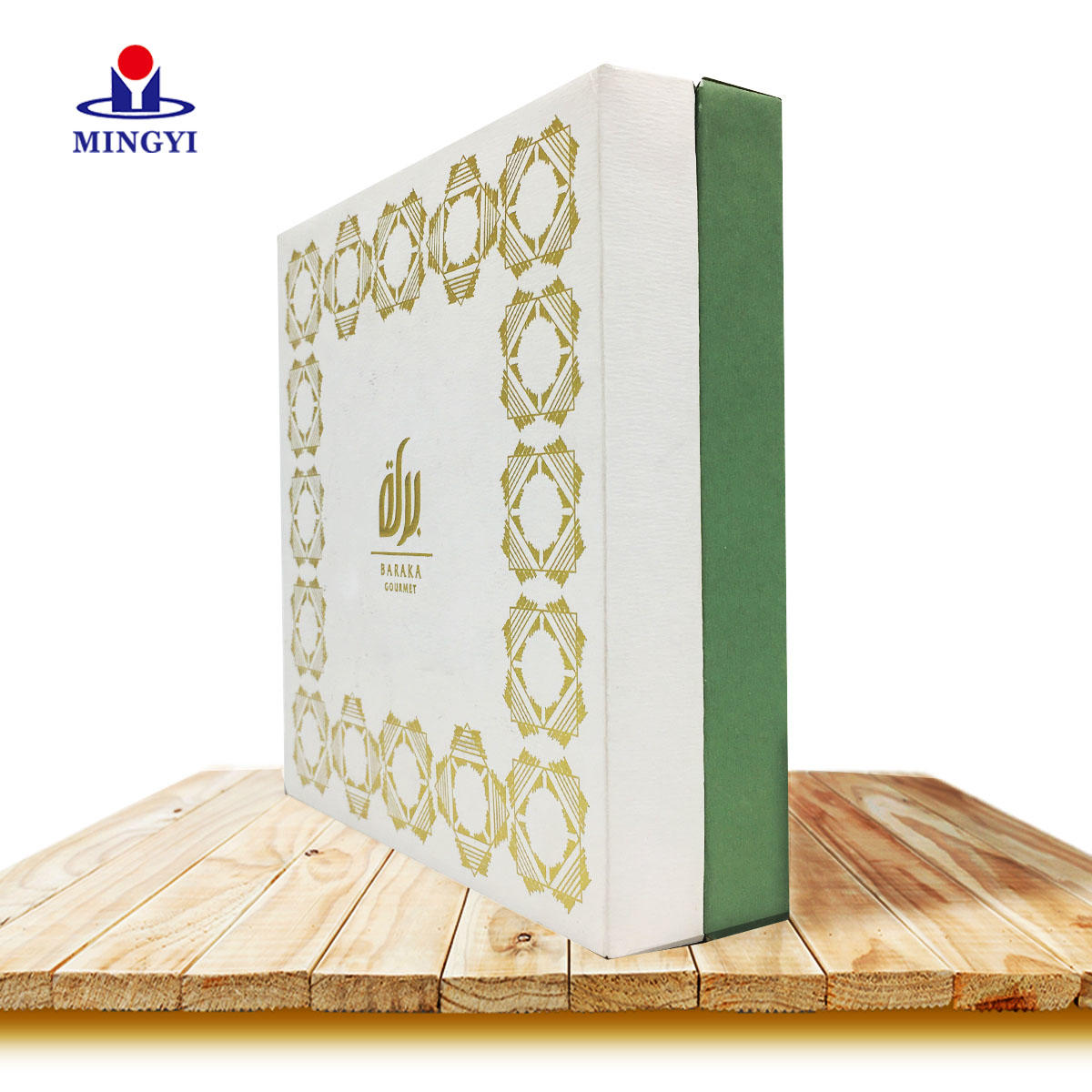 New customized design luxury square gift box with lid costom
