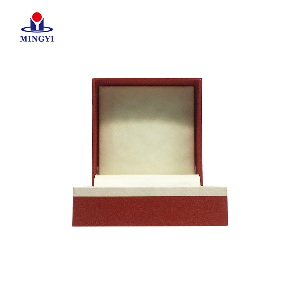 Luxury jewelry clam shell gift packaging box custom logo make in Dongguan china