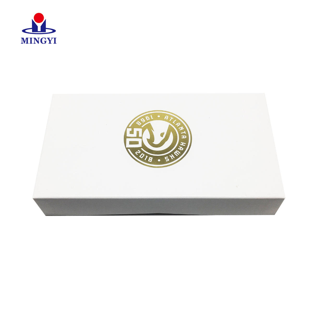 Luxury customized souvenir clam shell gift packaging box with logo
