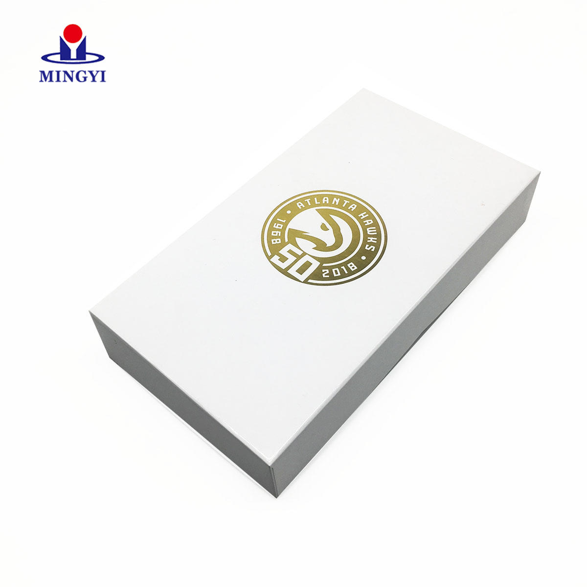 Luxury customized souvenir clam shell gift packaging box with logo