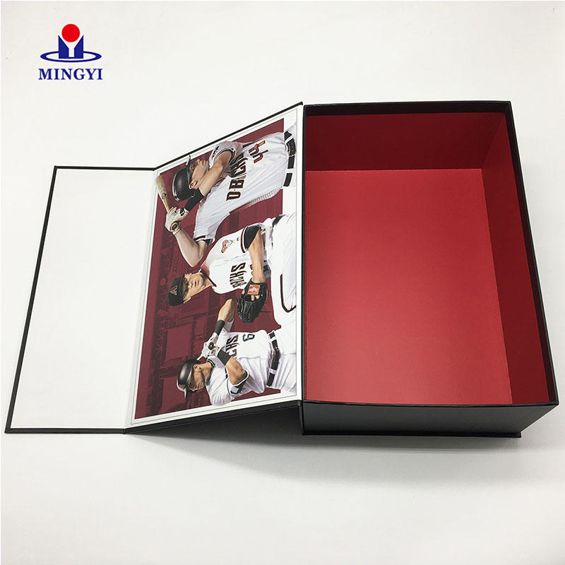 Collapsible Brandy Tube White Card Box Packaging Rectangular Baseball Costume Paper Lunch Gift Box