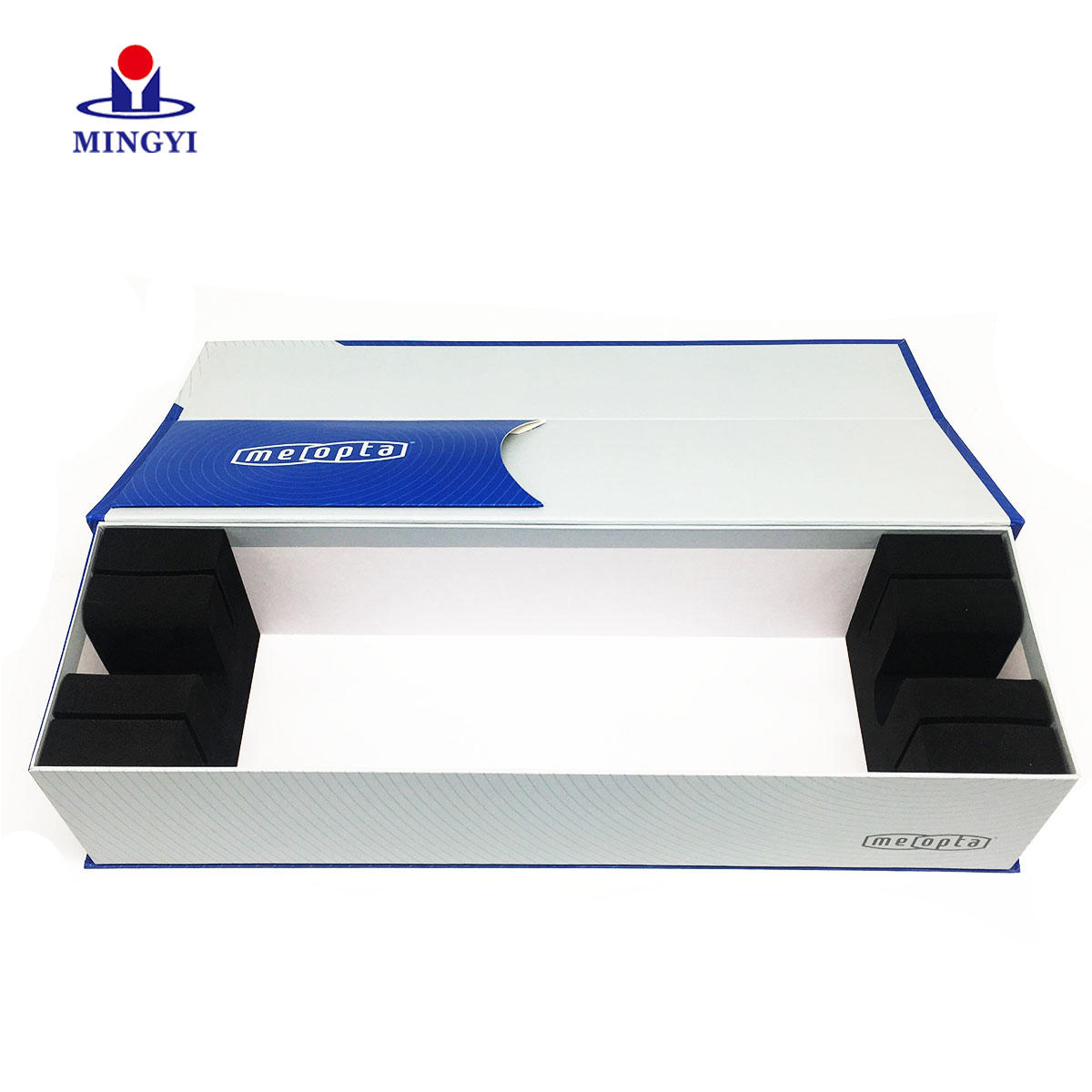 High quality structure rigid paper magnetic telescope packaging gift box