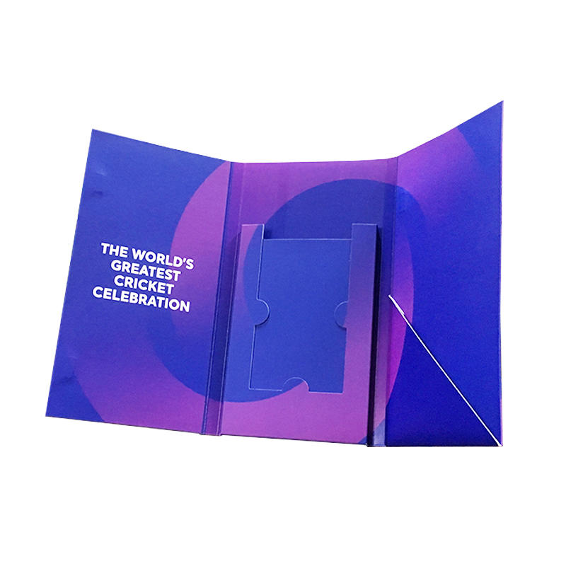 ECO-friendly high quality collapsible paper invitation ticket case
