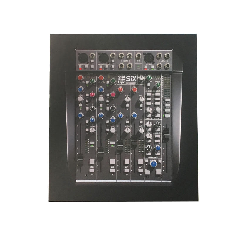 High quality rigid paperboard black matt digital packaging box for sound Module