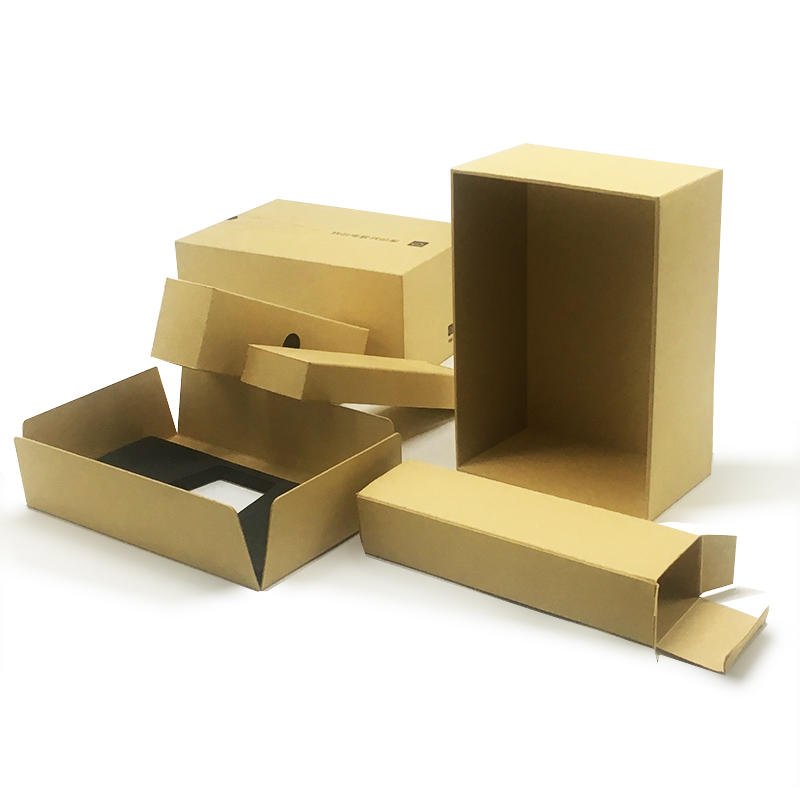 Eco-friendly recycle kraft paper digital packaging gift boxes with complex structure