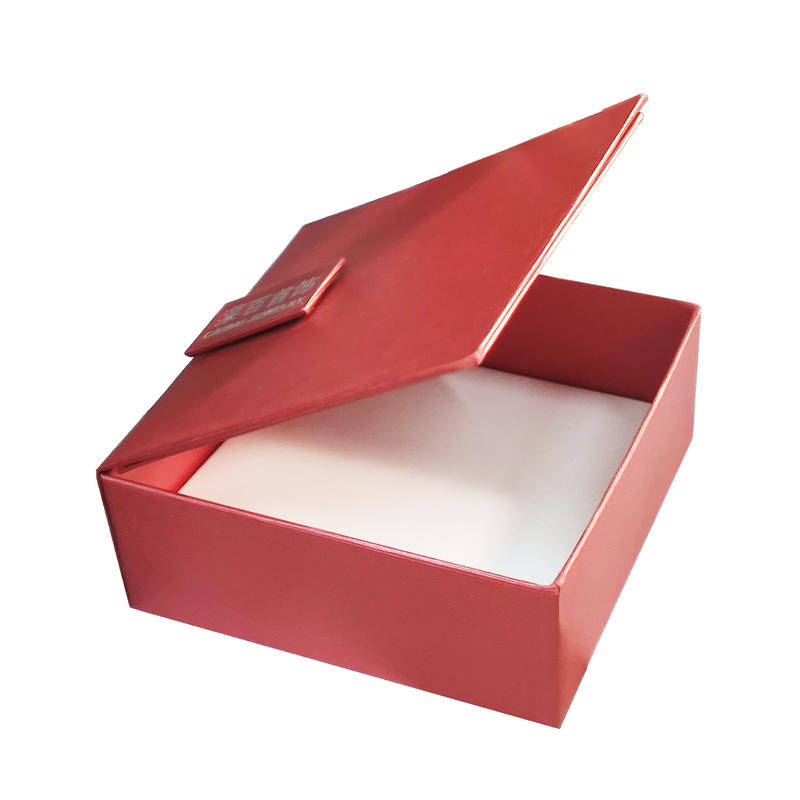 ECO friendly high quality luxury clam shell paper jewelry gift box