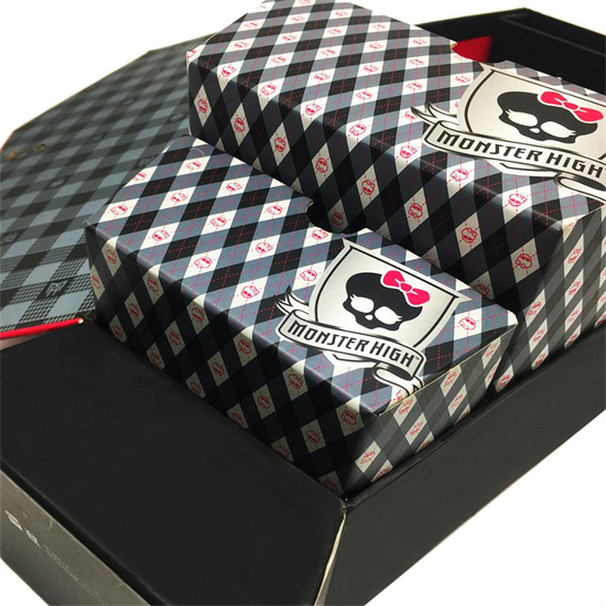 Custom drawer cardboard coffin gift box packaging hexagon coffin packaging