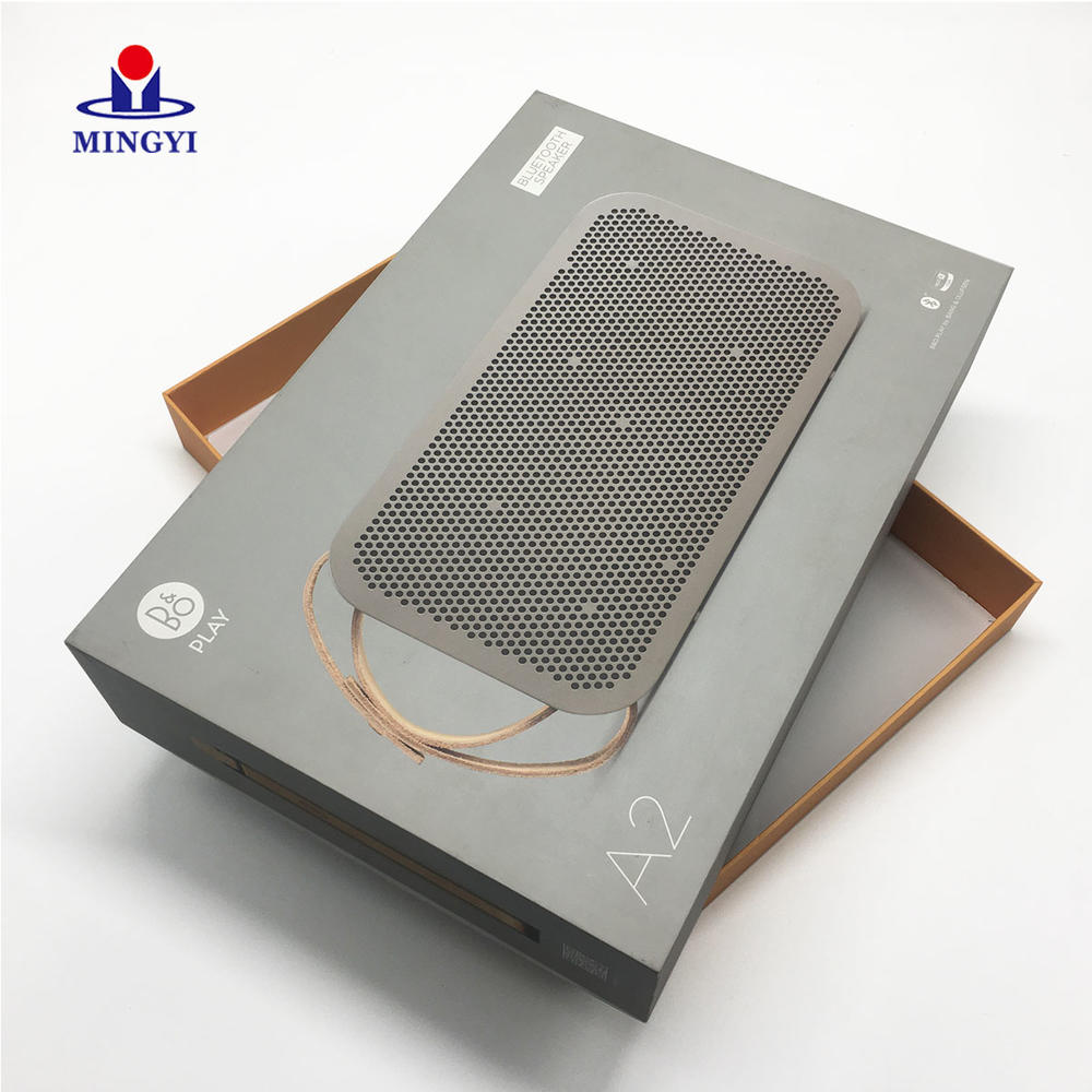 High quality structure speaker product packaging boxes with accurate CMYK and Pantone craft