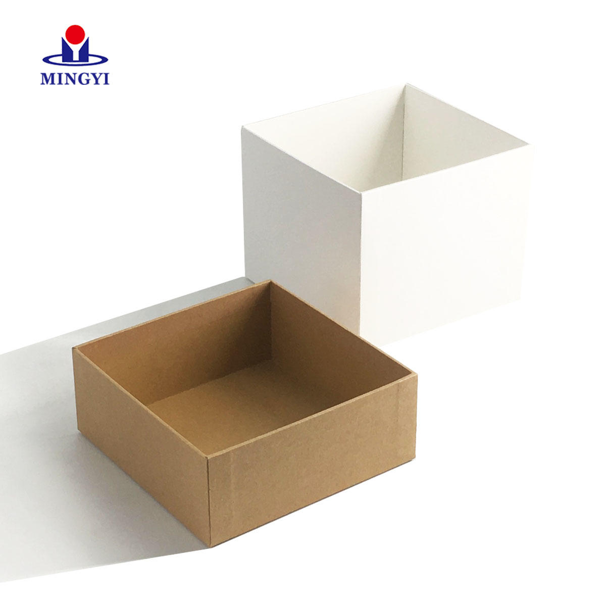 New design square gift packaging box with lid open used for souvenir make in china