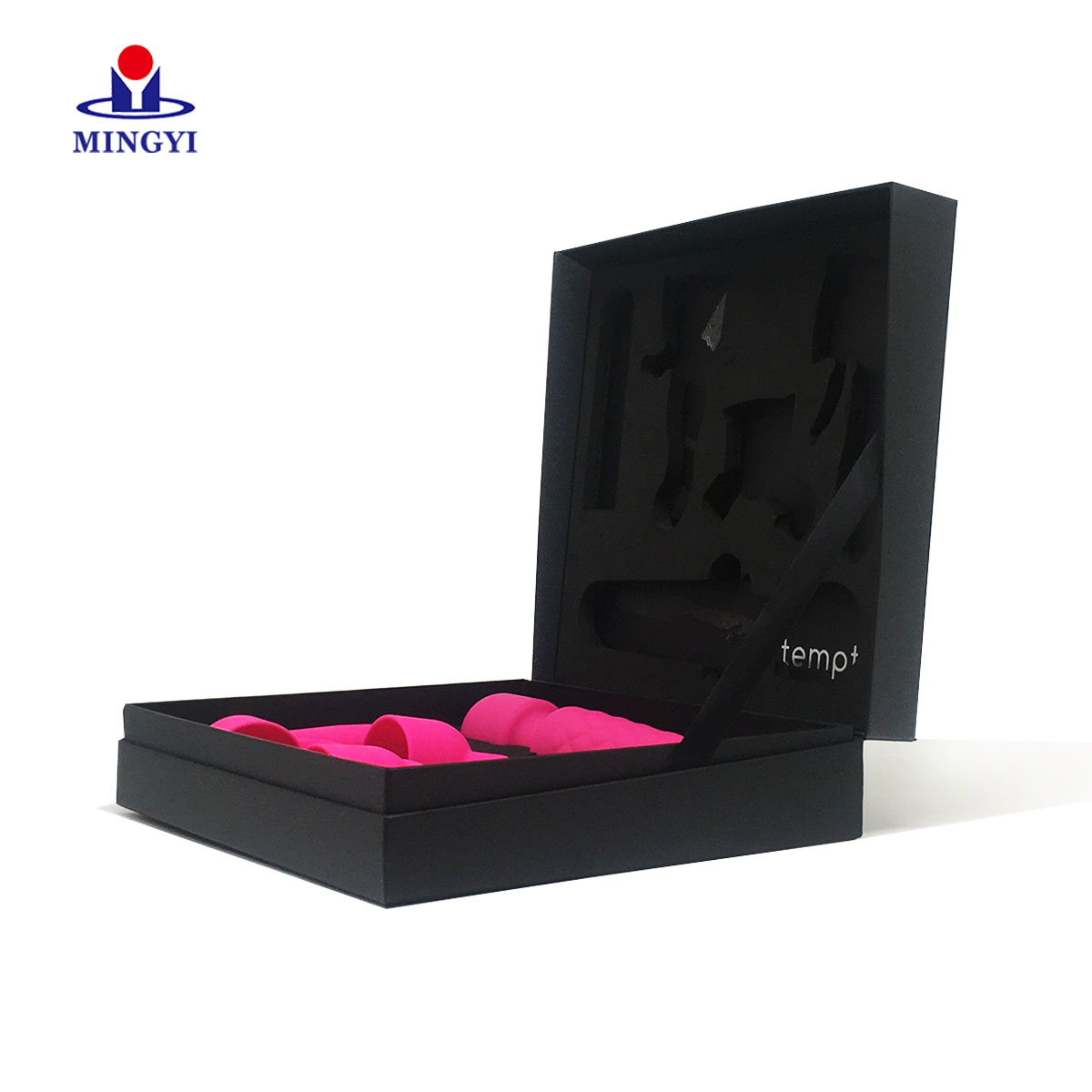 Customized sex toy cardboard packaging box with calmshell structure