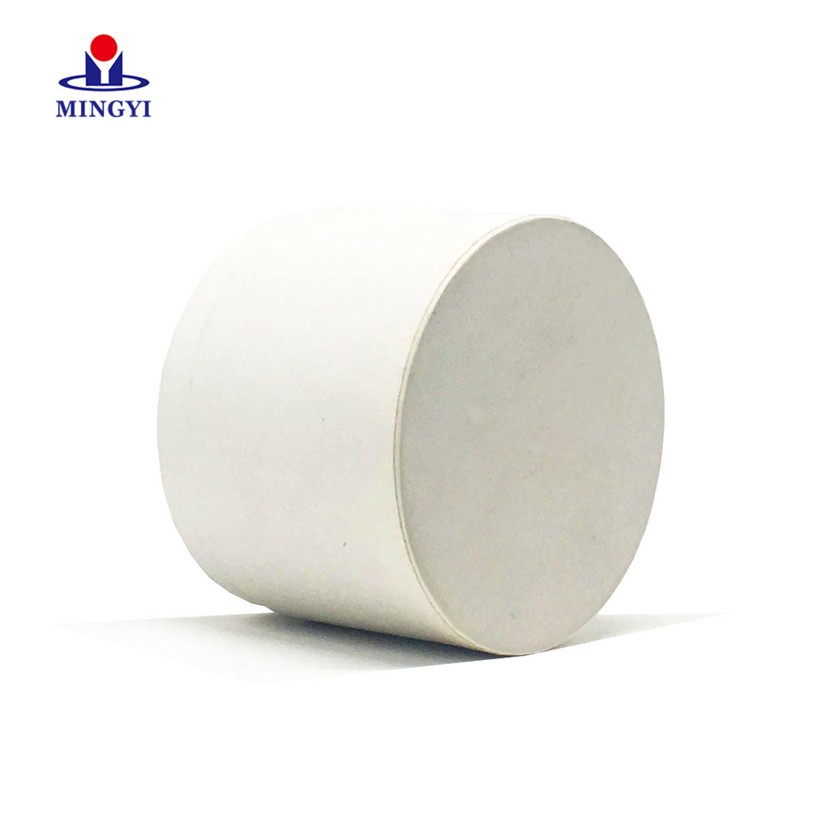 White paper card round box custom logo base and lid sturcture